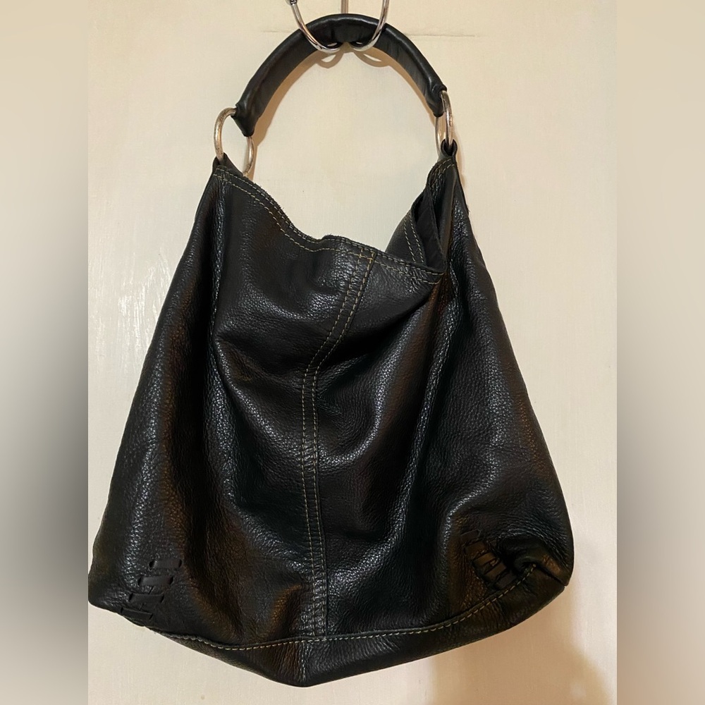 Leather purse LUCKY BRAND hobo bag vintage .